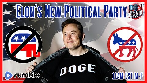 Elon’s New Political Party?