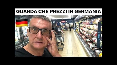 Lambrenedetto fa la spesa in Germania(Italiano guarda che prezzi) DOCUMENTARIO GIUGNO 2025 dove i poveri tedeschi hanno un salario minimo orario lordo di 12,82 euro,autostrade gratuite e stipendi e prezzi molto più bassi per via della povertà