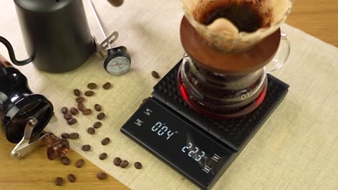 Digital Kitchen & Coffee Scale with Precision Timer