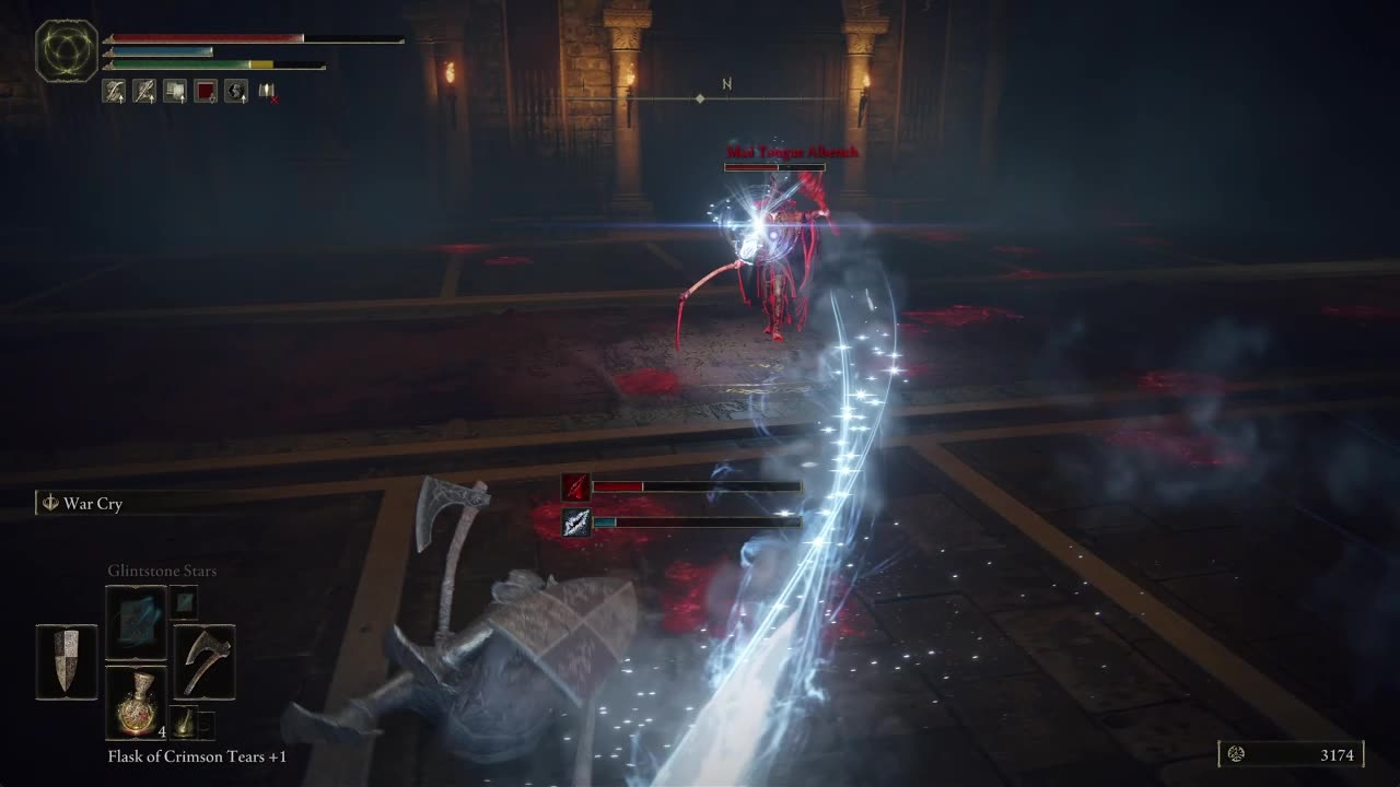 Elden Ring PC | Defeating Mad Tongue Alberich in Roundtable Hold on NG