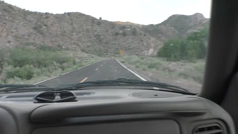 Mountian looks like ice cream! Also more road changes and repairs