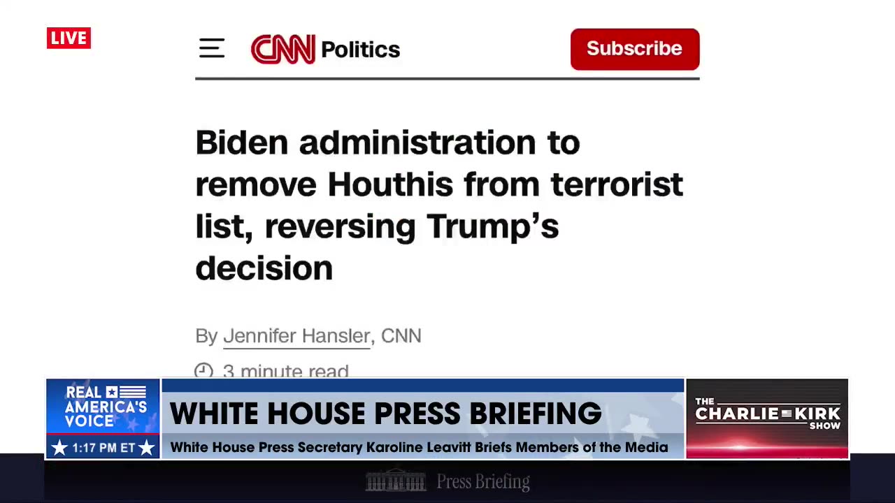 SIGNAL CHAT HOAX AND THE ACTUAL SUCCESSFUL HOUTHI ATTACK