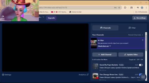 Game stream and breaking news