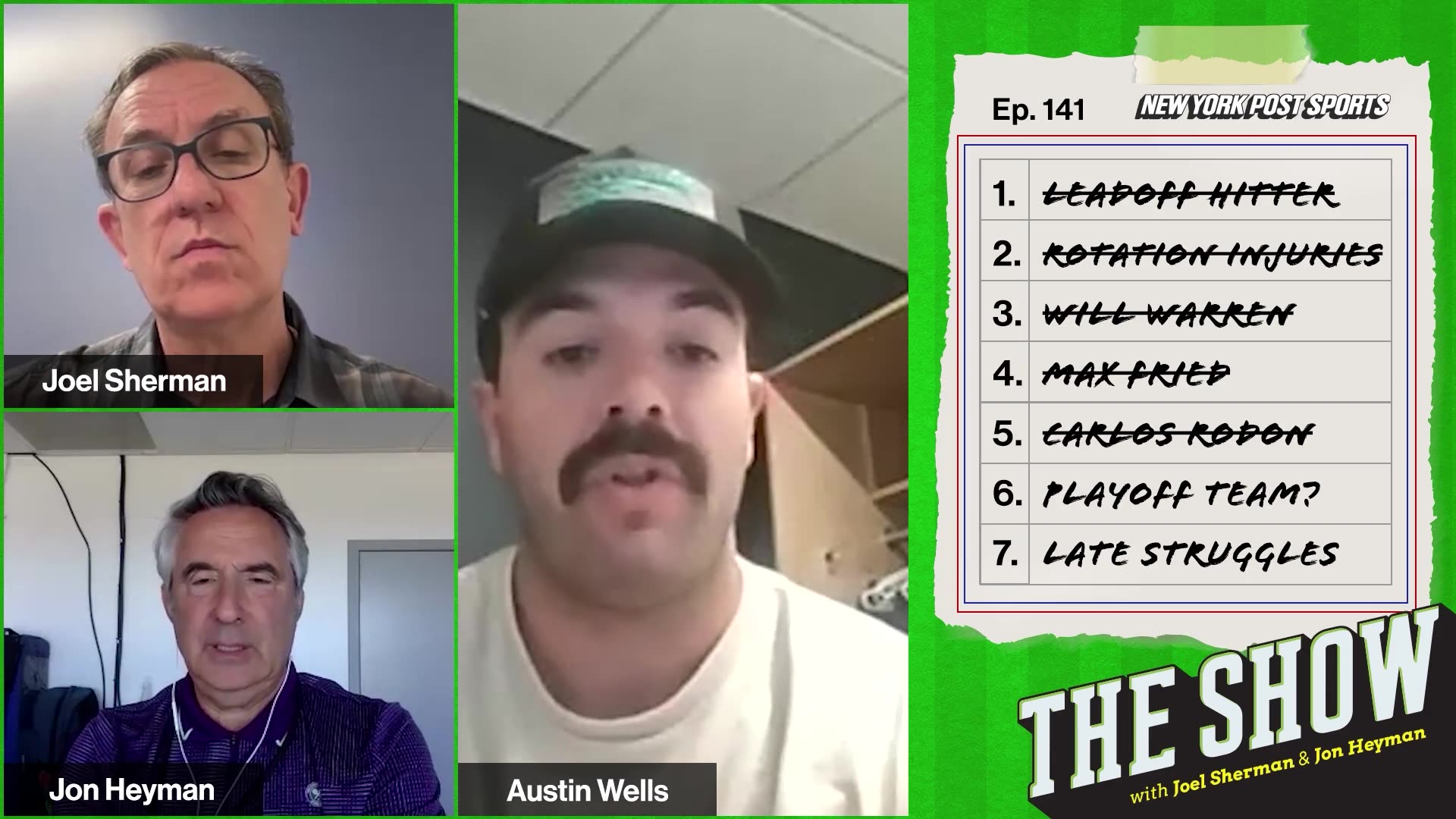 Austin Wells believes "complimentary group," despite injuries, will lead Yankees back to the playoffs | The Show