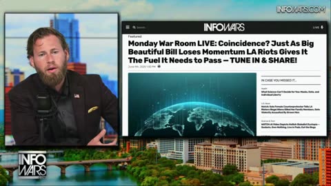 INFOWARS LIVE - 6/9/25: The American Journal with Harrison Smith / The Alex Jones Show / The War Room With Owen Shroyer