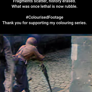 Silent Arsenal US Forces Destroy Stockpiled Arms #ColourisedHistory