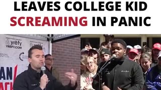 Charlie Kirk's Black Pilot Fact Check Leaves College Kid Screaming!
