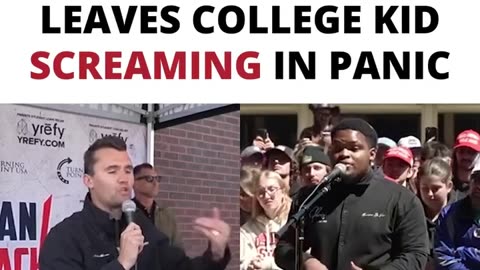 Charlie Kirk's Black Pilot Fact Check Leaves College Kid Screaming!
