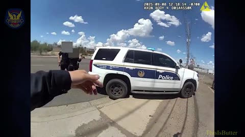 Robbery suspect is fatally shot by Phoenix officers when the suspect fires shots at them