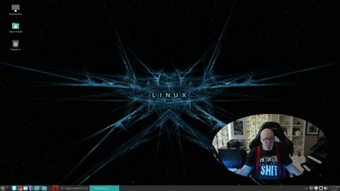 Jeg viser litt info om Linux Mint Mate 22.1