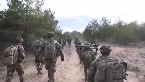 US Army Paratroopers Dominate NATO Drills in Europe 🇺🇸💥"#viralvideo