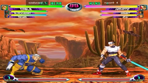 Marvel vs Capcom 2: New Age of Heroes - ozalucard vs ruson9