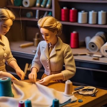 Miniature people AI-generated video Viral Video #short