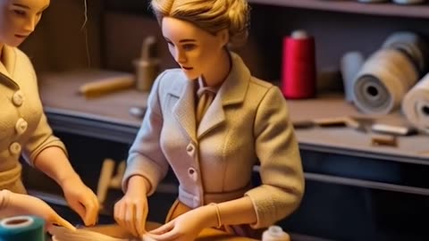 Miniature people AI-generated video Viral Video #short