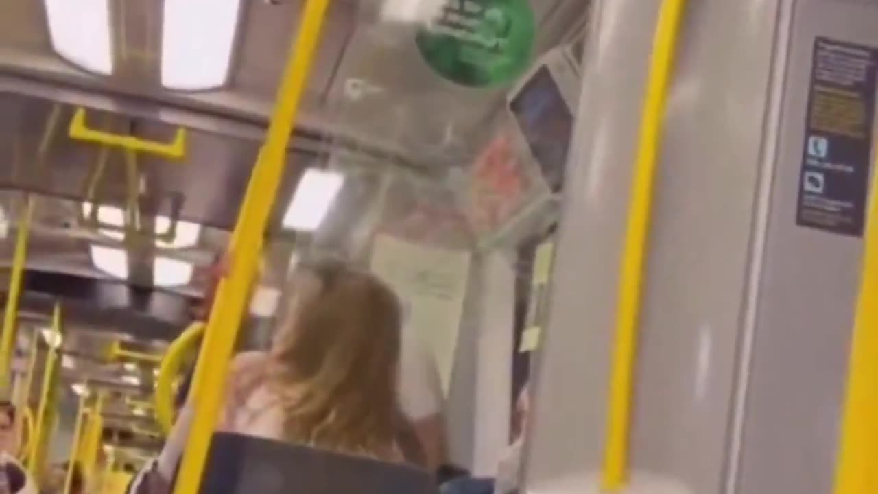 Fake asylum seeker wants to attack a woman but a European intervenes to