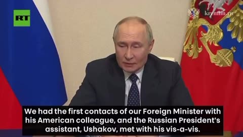 Putin speaks on “restoring Russian-American relations”