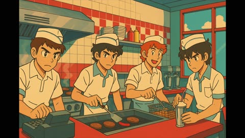 Burger joint kitchen V1