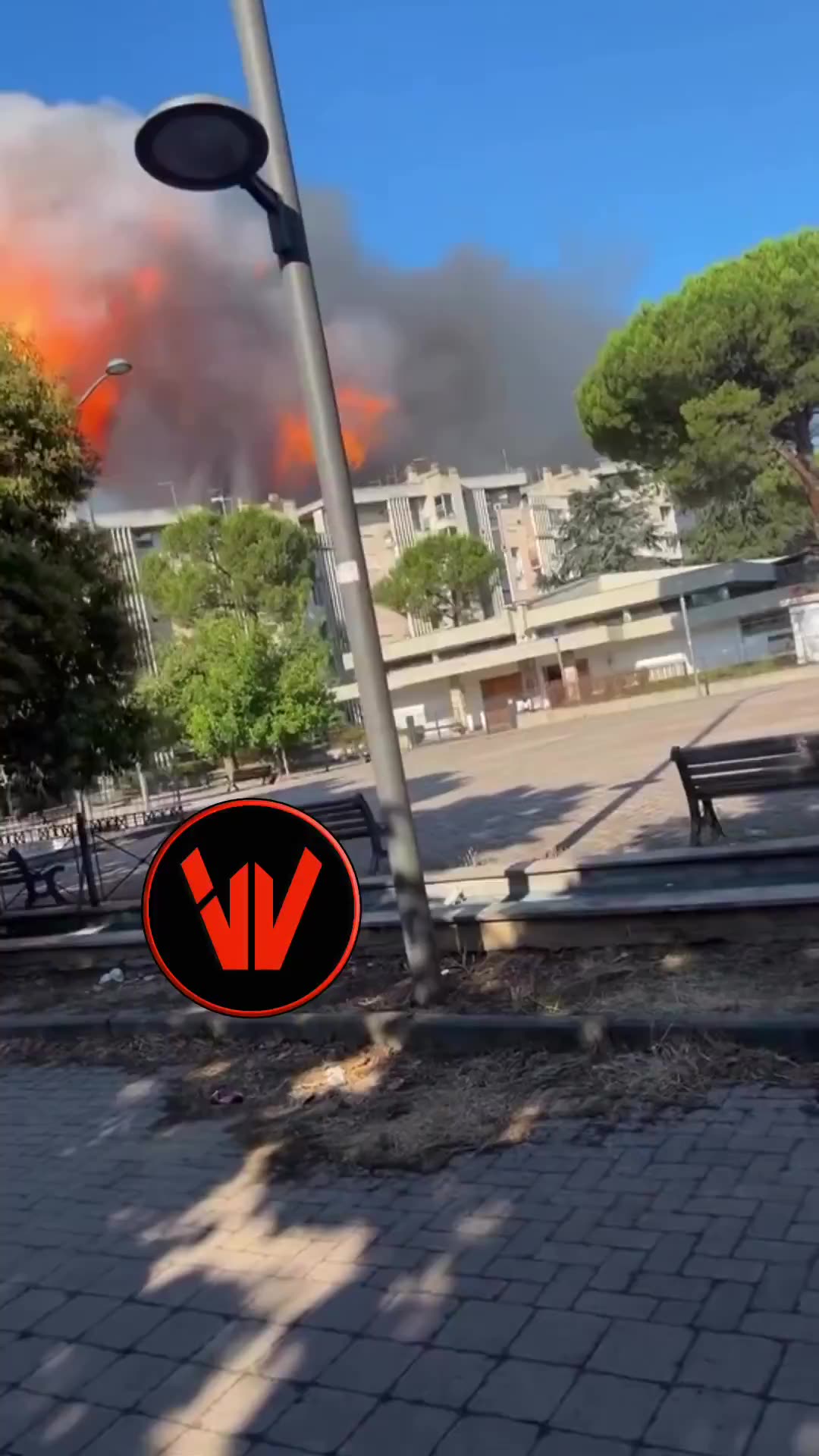 BREAKING: Massive explosion at gas depot in Rome, Italy. Multiple injuries.