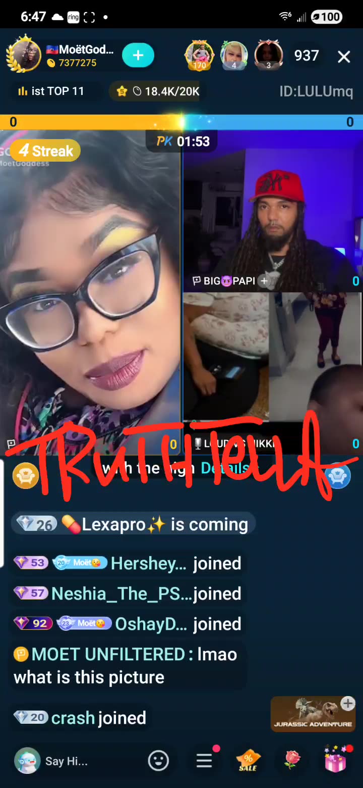 MOETGODDESS 3RD SHIFT TEAM PK VS BIG PAPI