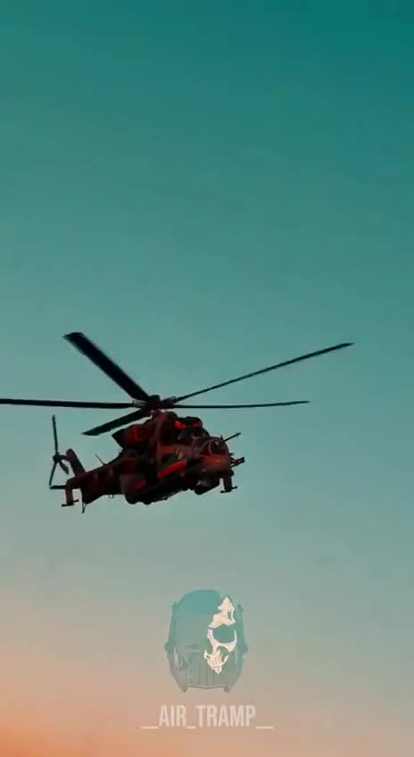 Incredible Footage from Ukrainian Helicopter Gunship