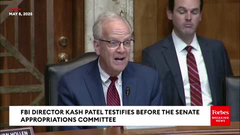 BREAKING NEWS: FBI Dir. Kash Patel Faces Grilling From Senators In Senate Appropriations Committee