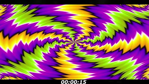 Optical illusion puzzle: This keep spinning, over and over like, great sensation!