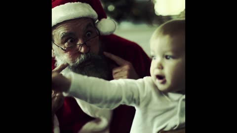 Grandfather and Grandson are enjoying