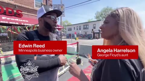A black business owner tells George Floyd's auntie that nobody received any