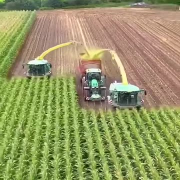 How American Farmers Use AgricultureTechnology to Plant and Harvest Corn.