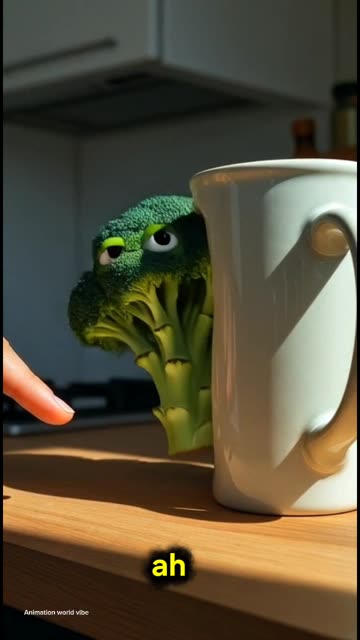 Asmr Funny Broccoli 🥦 | Ai Animation