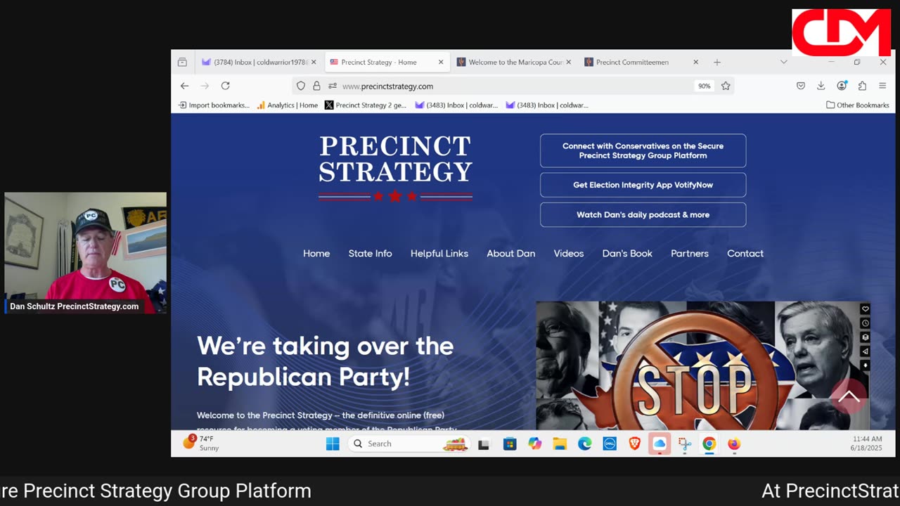 Precinct Strategy Call to Political Action No. 16. Party Strength. Dan Schultz June 18 2025