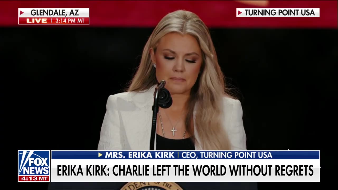 Charlie Kirk’s widow says he was ‘ready to die’