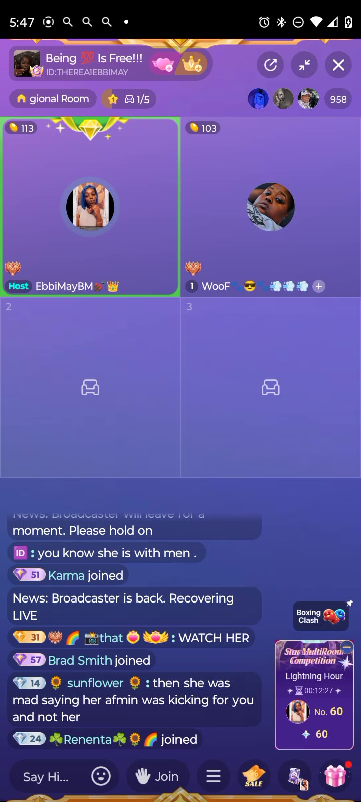 Ebb and Nony into it once again