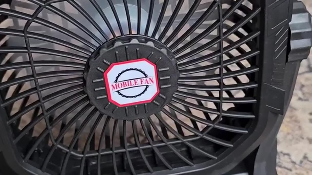 Camping Fan Rechargeable – 20000mAh Portable Fan with LED Light & Hook for Outdoor/Indoor 🌬️🏕️