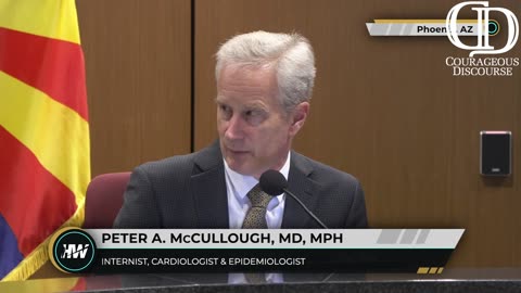 Dr McCullough on Fire, Arizona Senate: Novel Coronavirus Southwestern Intergovernmental Committee