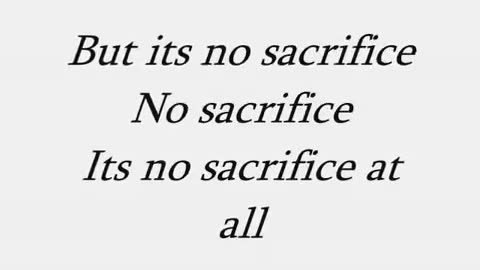 Elton John - Sacrifice Lyrics