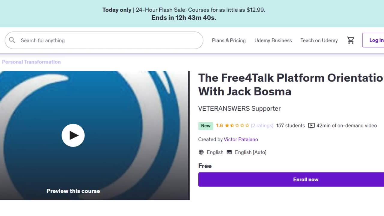 The Free4Talk Platform Orientation With Jack Bosma