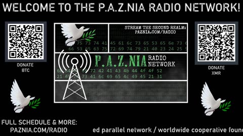 P.A.Z.NIA RADIO NETWORK: Cloak & Dagger w Thane Riddle + Creation of Political Prisoners w Gary Hunt