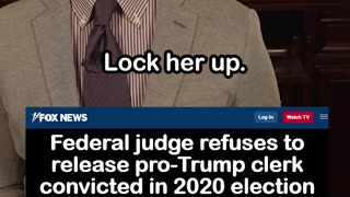 Federal Judge Keeps Trump-Supporting Grandma Behind Bars for 9 Years [Tina Peters]