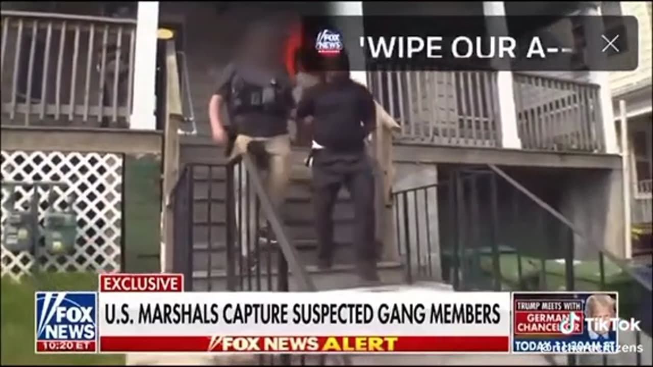 Alina Habba with US Marshals ..