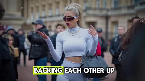 Entitled Girl BLOCKS a Marching Royal Guard, And Gets the SHOCK of Her Life