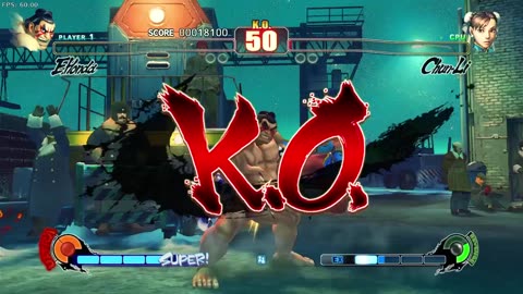 Streetfighter 4 (PC) Gameplay - E Honda vs Chun Li