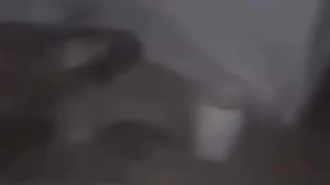 For the second day in a row, the tents of the displaced are submerged due to heavy rains