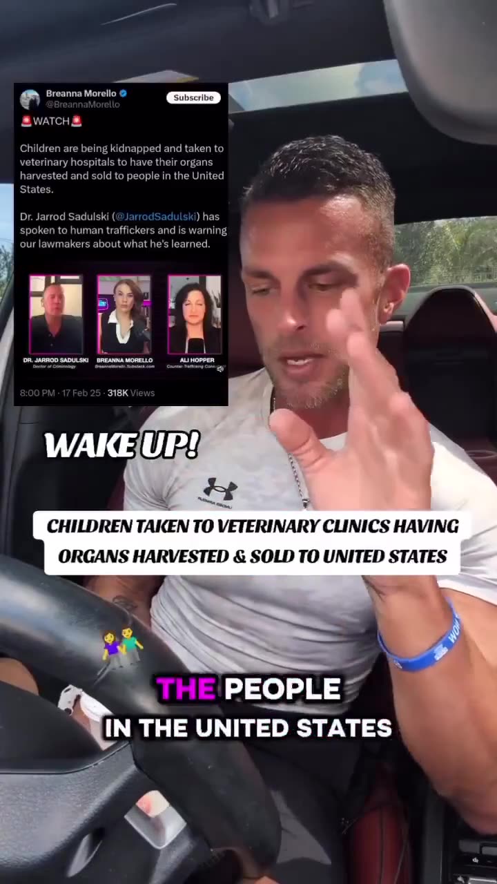 CHILDREN TAKEN TO VETERINARY CLINICS HAVING ORGANS HARVESTED & SOLD TO UNITED STATES