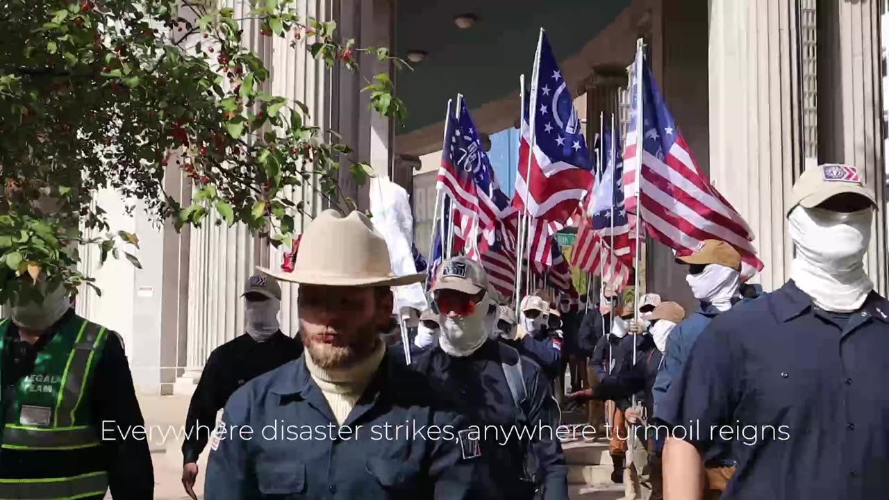 Patriot Front Columbus Day March in Denver