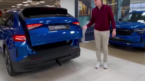 Check out the flexible parcel shelf in the all new full electric Skoda Elroq