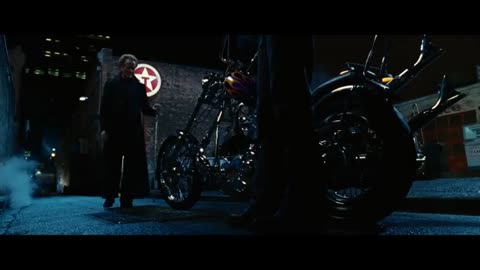 Johnny turns into the Ghost Rider Scene