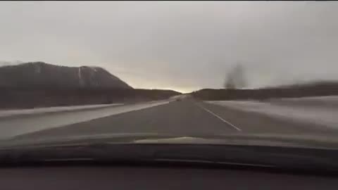 Driving from Wasilla to Anchorage Alaska