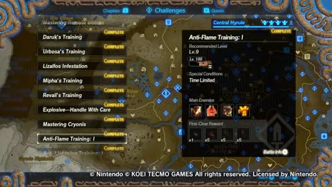 Hyrule Warriors Age Of Calamity Guerreros De Hyrule La Era De Calamidad Anti-Lightning Training I