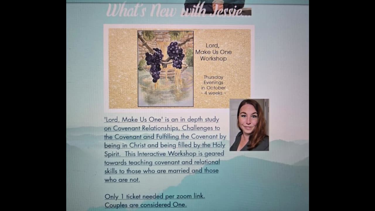 "Lord, Make Us One" Workshop Commercial